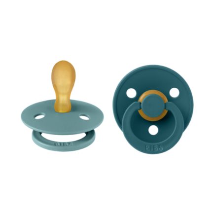 BIBS Colour simetrisks knupītis 0-6 m, 2 gab., Island Sea / Forest Lake