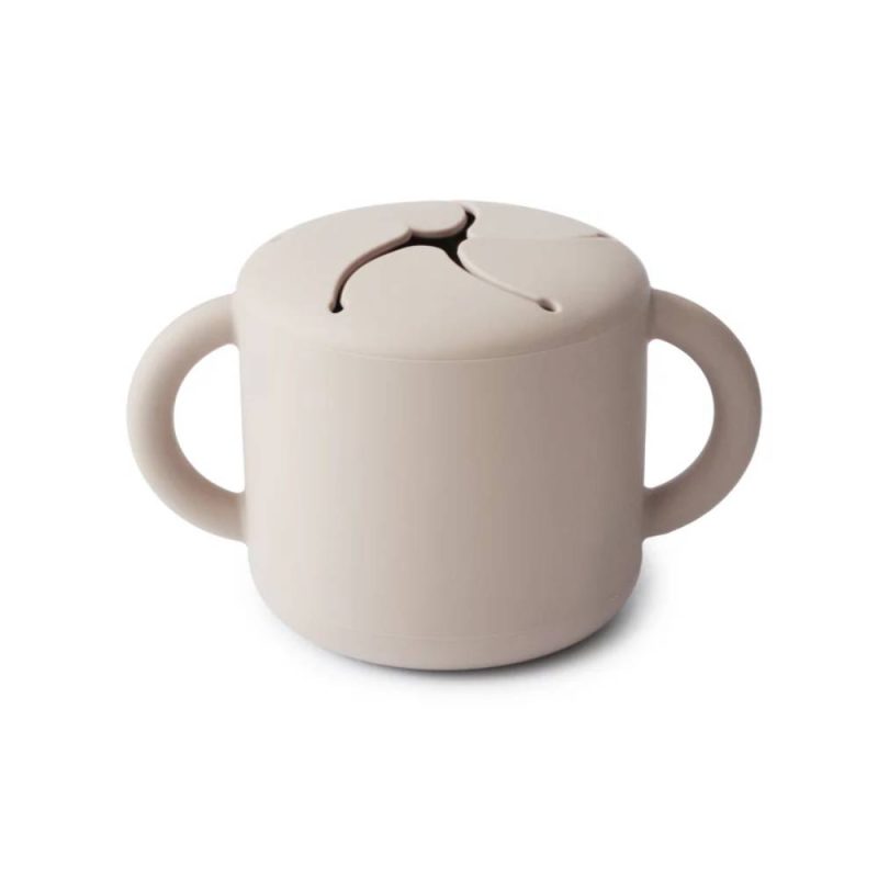 Silikona trauks našķiem, SSC1008 Ivory, Mushie