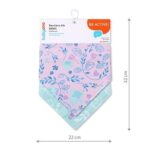 Kokvilnas priekšautiņu / lakatiņu komplekts 879/13, Baby ono