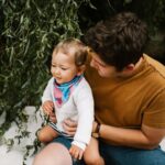 Kokvilnas priekšautiņu / lakatiņu komplekts 879/14, Baby ono