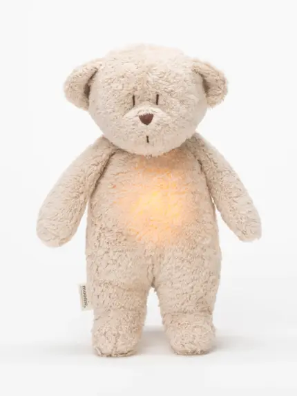 Rotaļlieta Moonie 2.0 Organic Humming Bear, Sand