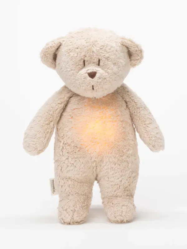 Rotaļlieta Moonie 2.0 Organic Humming Bear, Sand