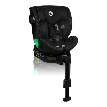 Autokrēsls Lionelo Harmony Isofix i-size 40-150 cm, Black Carbon