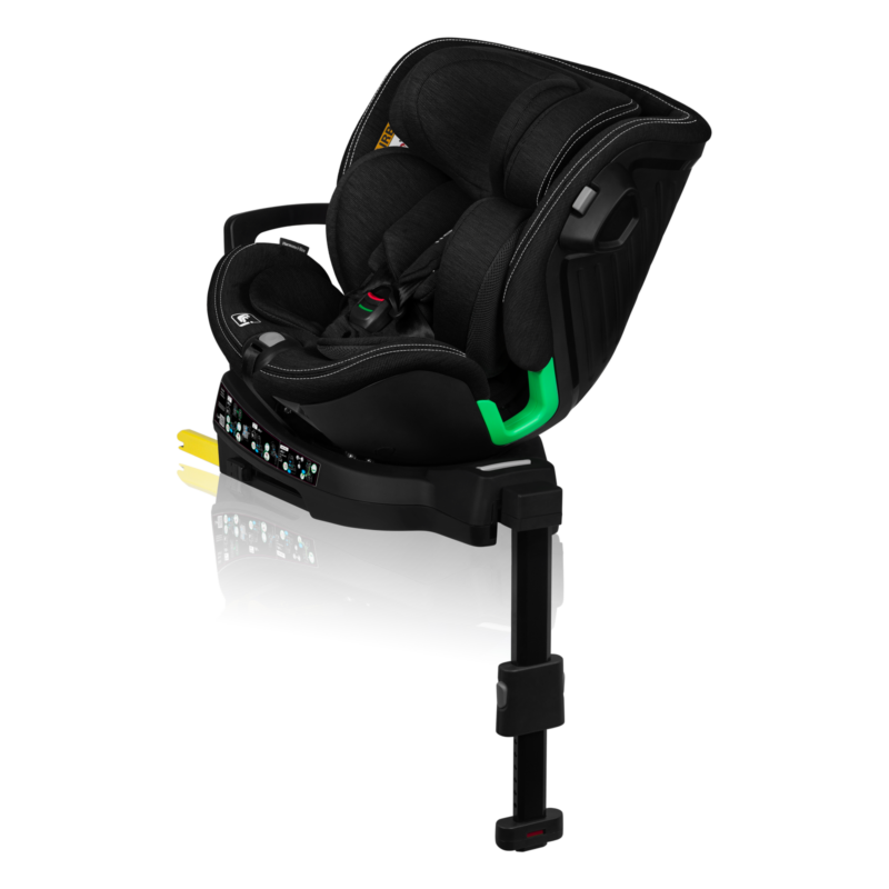 Autokrēsls Lionelo Harmony Isofix i-size 40-150cm, Black Carbon