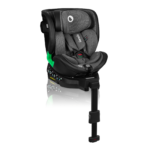 Autokrēsls Lionelo Harmony Isofix i-size 40-150 cm, Grey Graphite leather