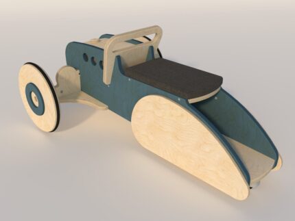 Braucamā rotaļlieta HOT ROD zilā krāsā