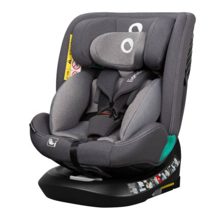 Autokrēsls Lionelo Bastiaan One i-size 40-150 cm, Grey stone