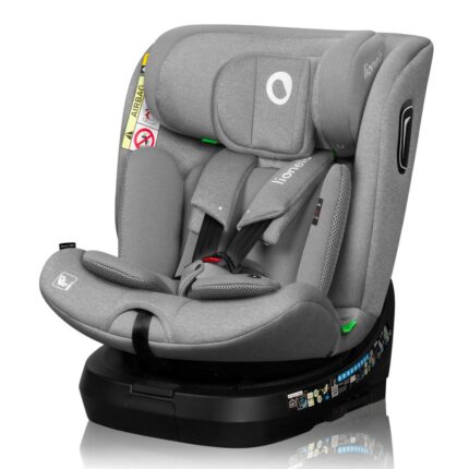 Autokrēsls Lionelo Brave i-size 40-150 cm, Grey stone