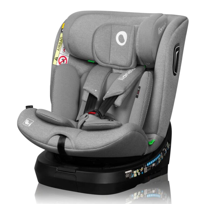 Autokrēsls Lionelo Brave i-size 40-150 cm, Grey stone