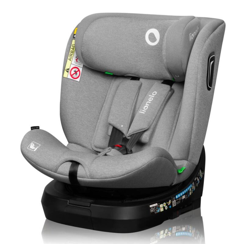 Autokrēsls Lionelo Brave i-size 40-150 cm, Grey stone