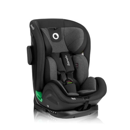 Autokrēsls Lionelo Harper i-size 76 -150 cm, Black carbon grey