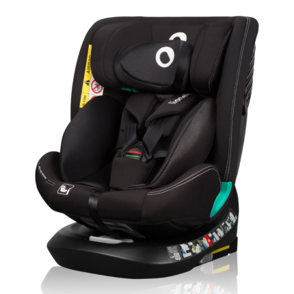 Autokrēsls Lionelo Bastiaan One i-size 40-150 cm, Black carbon
