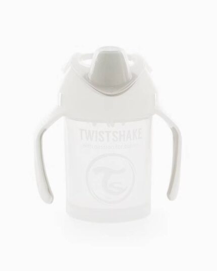 Twistshake mācību krūze Mini 230ml 4M+ White