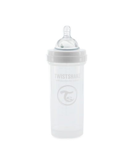 Twistshake Anti-Koliku pudele 260ml White