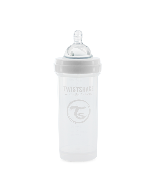 Twistshake Anti-Koliku pudele 260ml White
