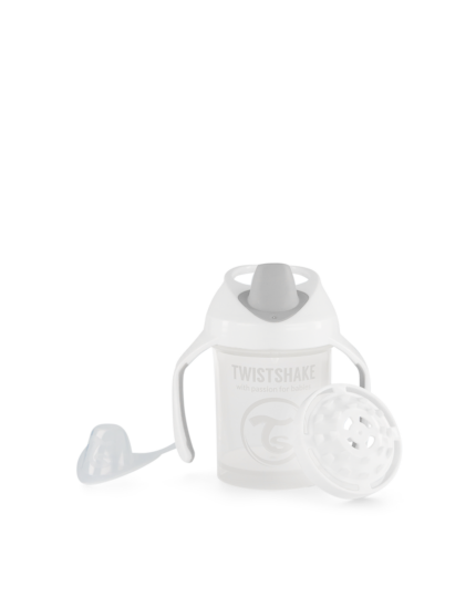 Twistshake mācību krūze Mini 230ml 4M+ White