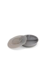 Twistshake šķīvis ar nodalījumiem 6M+ Pastel Grey