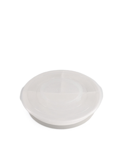 Twistshake šķīvis ar nodalījumiem 6M+ White