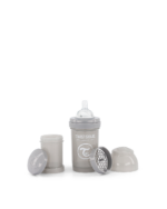 Twistshake pretkoliku pudele 180ml Pastel Grey