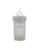 Twistshake pretkoliku pudele 180ml Pastel Grey