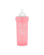 Twistshake pretkoliku pudele 260ml Pastel Pink