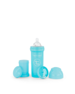 Twistshake pretkoliku pudele 260ml Pastel Blue
