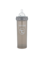 Twistshake pretkoliku pudele 330ml Pastel Grey