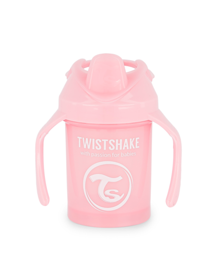 Twistshake mācību krūze Mini 230ml 4M+ Pastel Pink