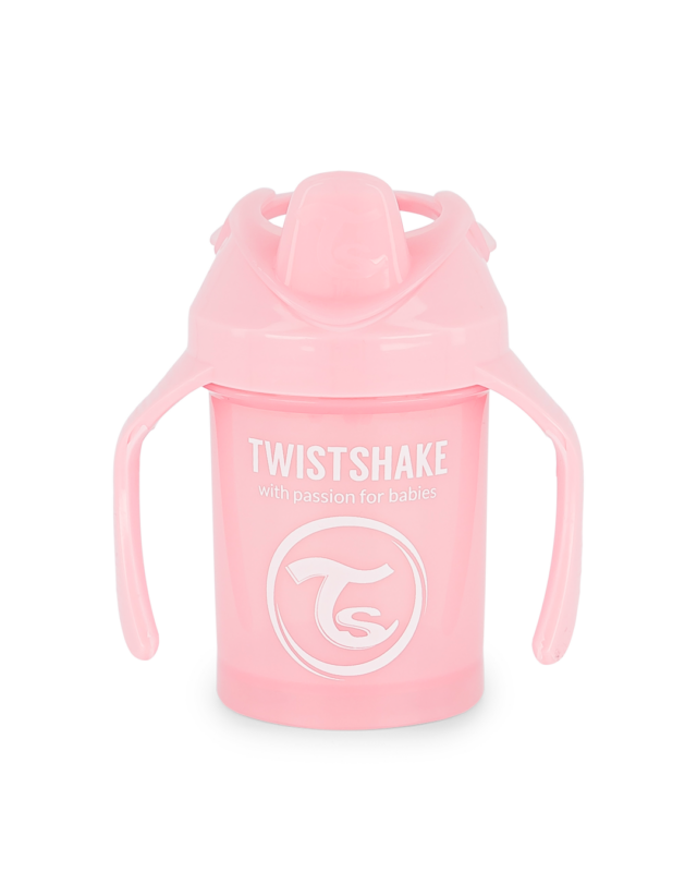 Twistshake mācību krūze Mini 230ml 4M+ Pastel Pink