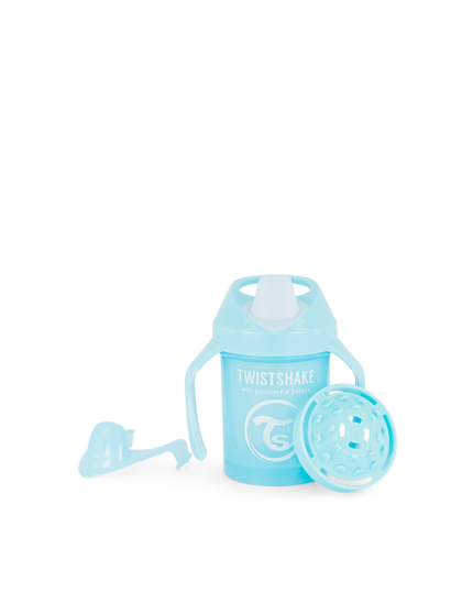 Twistshake mācību krūze Mini 230ml 4M+ Pastel Blue