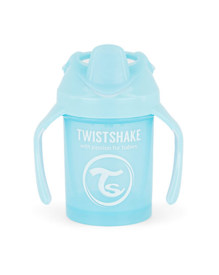 Twistshake mācību krūze Mini 230ml 4M+ Pastel Blue