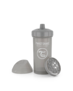 Twistshake bērnu ūdens pudele 360ml 12M+ Pastel Grey