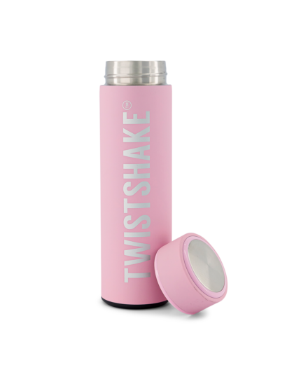 Twistshake dzērienu termoss 420ml Pastel Pink