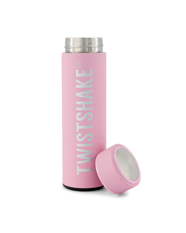 Twistshake dzērienu termoss 420ml Pastel Pink