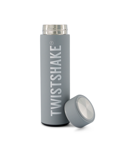Twistshake dzērienu termoss 420ml Pastel Grey