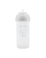 Twistshake pudele ar salmiņu 360ml 6M+ White
