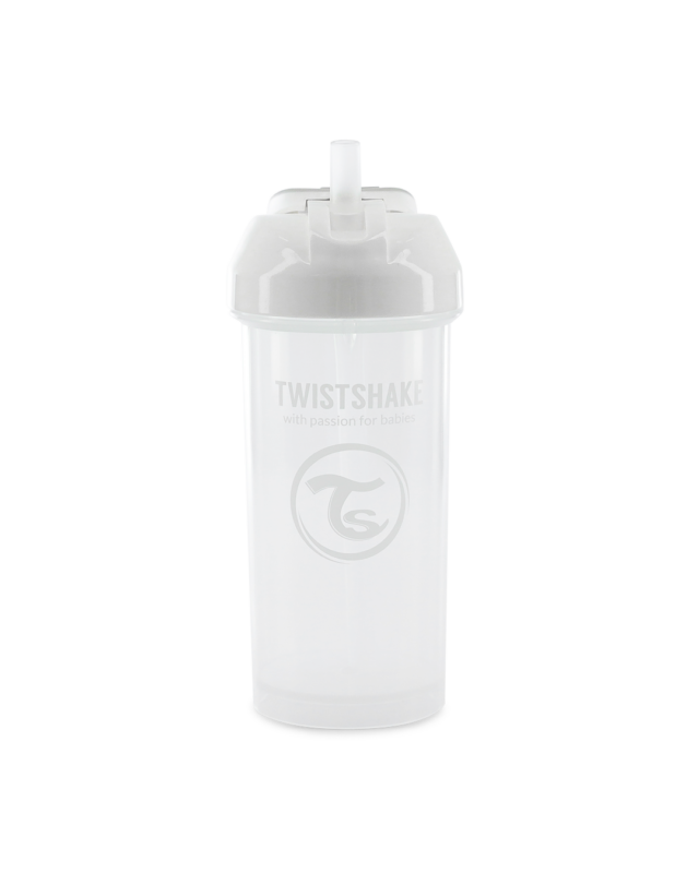 Twistshake pudele ar salmiņu 360ml 6M+ White