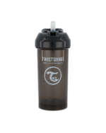 Twistshake pudele ar salmiņu 360ml 6M+ Black