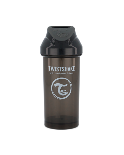 Twistshake pudele ar salmiņu 360ml 6M+ Black