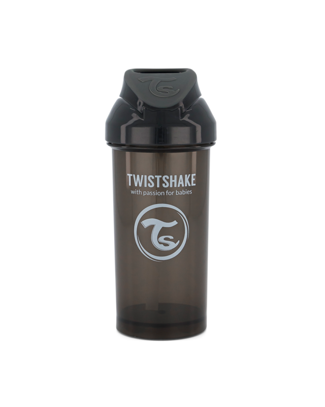 Twistshake pudele ar salmiņu 360ml 6M+ Black