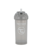 Twistshake pudele ar salmiņu 360ml 6M+ Pastel Grey