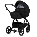 Bērnu rati 3in1 Uno 5 Plus essential 100 charcoal kulba no priekšas