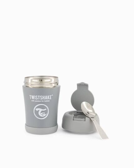 Twistshake pārtikas termoss 350ml Pastel Grey
