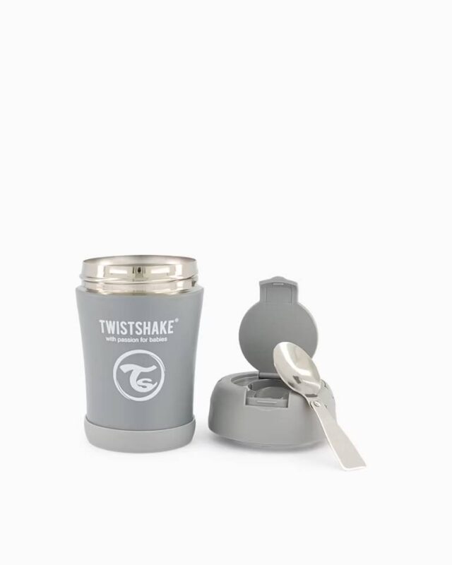 Twistshake pārtikas termoss 350ml Pastel Grey