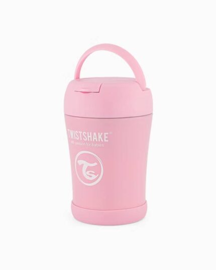 Twistshake pārtikas termoss 350ml Pastel Pink