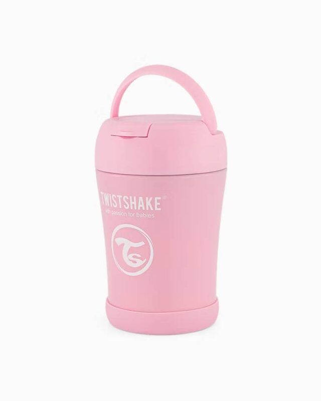 Twistshake pārtikas termoss 350ml Pastel Pink