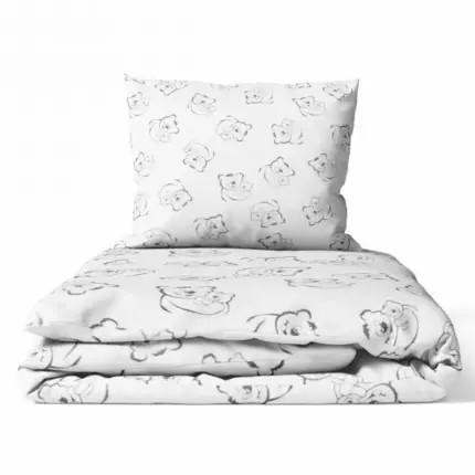 Gultas veļas komplekts 2 daļas, Ankras Bears white