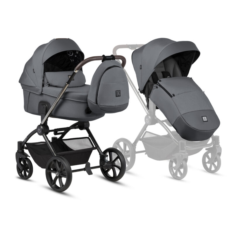 Bērnu rati 2in1 Gio Plus, Grigio 133