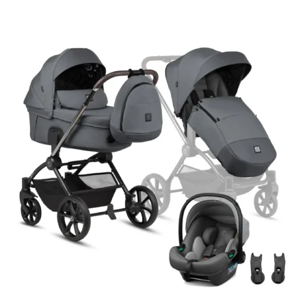 Bērnu rati 3in1 Gio Plus, Grigio 133