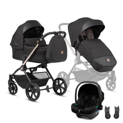Bērnu rati 3in1 Gio Plus, Nero 135